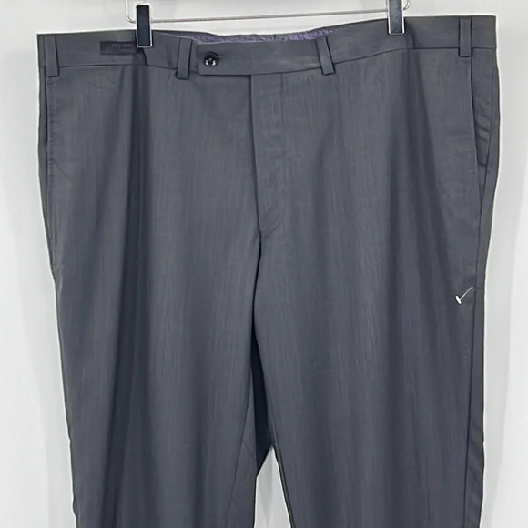 Ted Baker London 100% Wool Jefferson Flat Front Dress Pants - NWOT - Size 42R - Picture 3 of 8